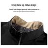 Herbst 2025 Herren Business Casual Jacke mit Stehkragen