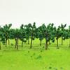 Scenery Collection Trees Model Trees 5cm N HO Gauge 40 Pieces Landscape Miniature Garden Railway Model Building Model Diorama Educational DIY