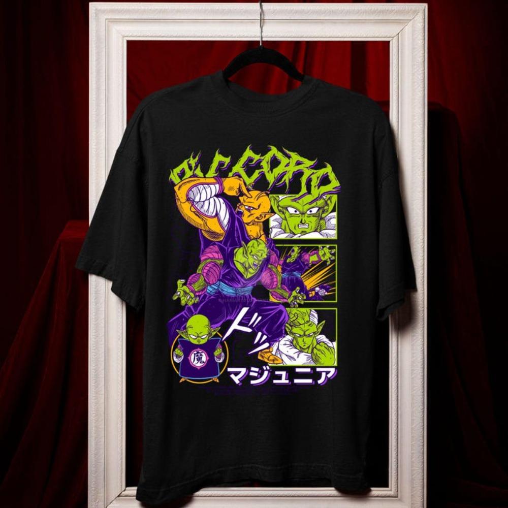 Dragon Ball Frieza All Forms & Goku "Protagonist" Vintage Oversized T-Shirt | Unisex Anime Streetwear Tee