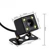 New 4Pin Car Rear View Reverse Parking Camera Night Sight 4LED Lamp 2.5mm Jack Port