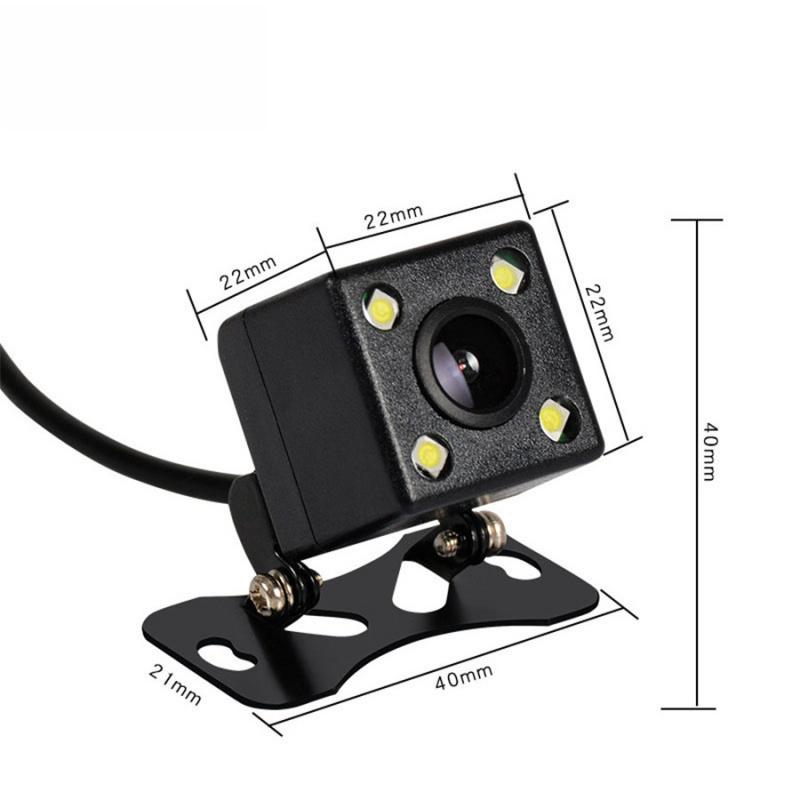 New 4Pin Car Rear View Reverse Parking Camera Night Sight 4LED Lamp 2.5mm Jack Port