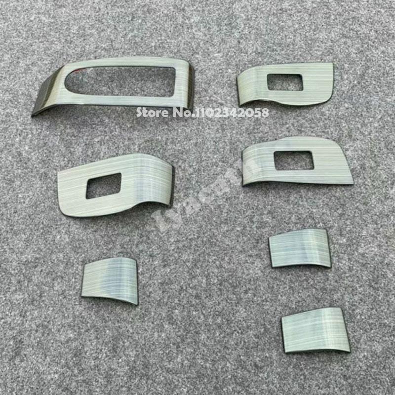 LHD RHD For Mazda 3 Axela BP CX-30 DM Accessories    Car Window rise Glass Lift Switch Button Cover Trim Sticker