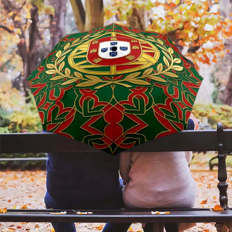 Portugal Football Glory Folding umbrella Suitable for all seasons Suitable for all seasons Three folds Umbrella outdoor
