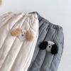 Children's 2025 Winter Cartoon Dog Quilted Cotton Pants - Stylish Boys' Sweatpants