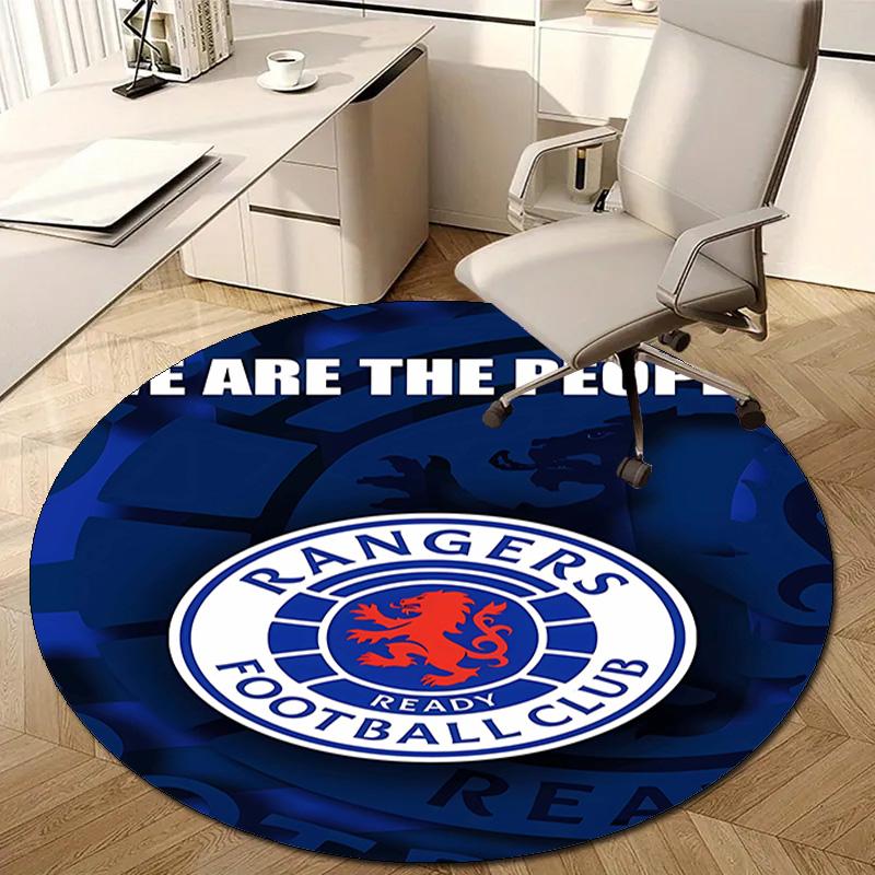 1pc Football Team (40) Design Printed Area Round Carpet for Bedroom Living Room Home Decor Rugs Mat Non Slip Mat Rug for Bedside