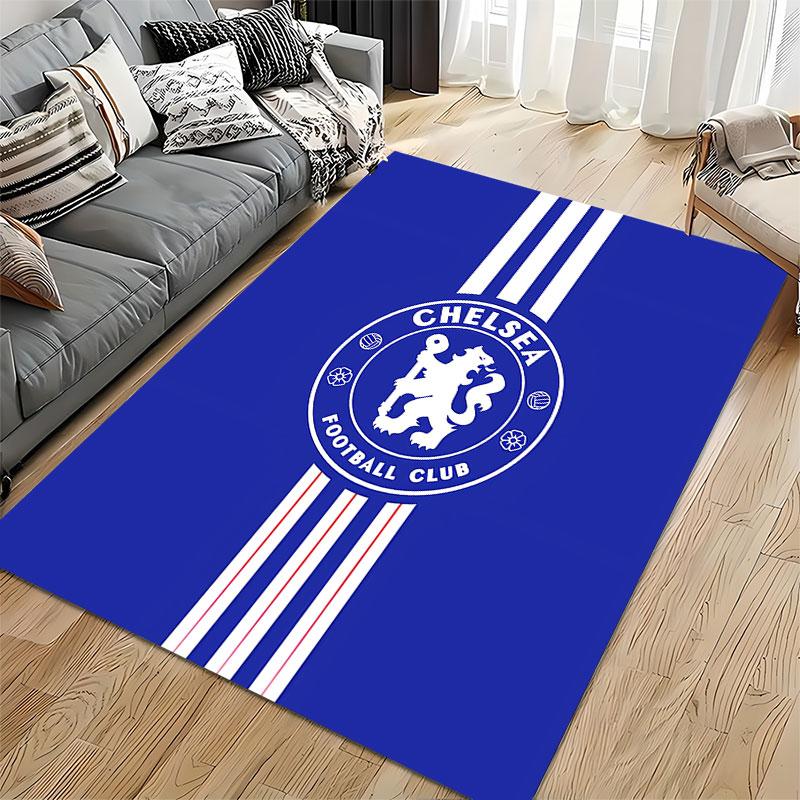 Chelsea FC Logo Blue Carpet suitable as a non-slip mat for the living room or bedroom sofa