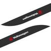 2Pcs Carbon Car Door Side Skirt Sill Stripe Sticker Anti-scratch Refit Sticker For Volkswagen Jetta MK5 MK6 Golf-4 5 6 7 Passat 3B7 601 171