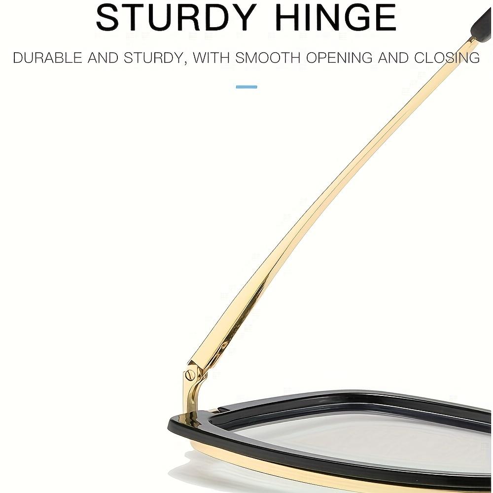 1pcs Multi functional color changing day and night dual-use anti blue light glasses metal frame fashionable girls' sunglasses