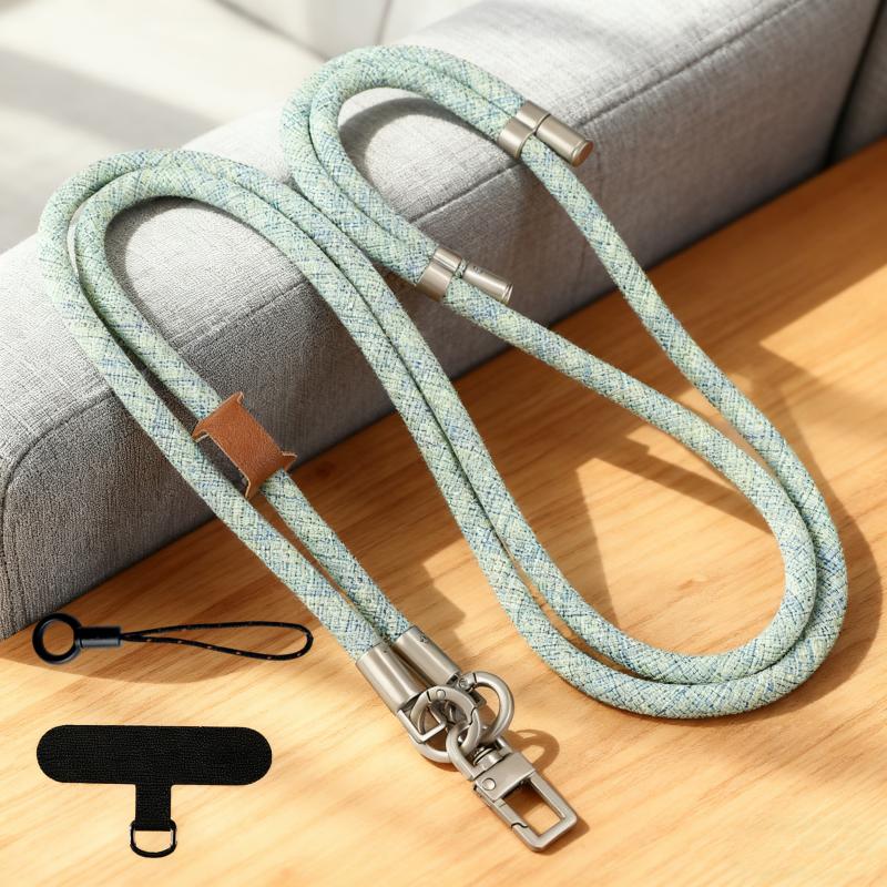 

Adjustable Detachable Neck Cord Lanyard Strap Phone Lanyard Carabiner Compatible Pendant With Card For Mobile Key POLYESTER