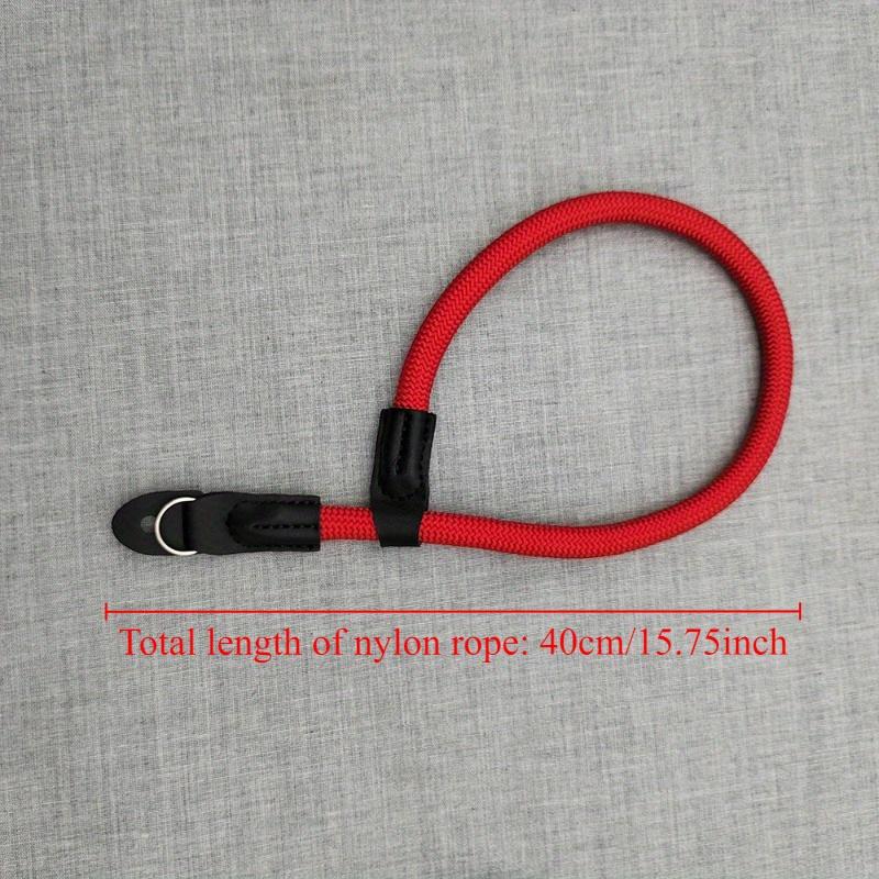 

Прочный и стильный нейлоновый кистевой ремешок для камеры для альпинизма и фотографии Художественный и удобный ручной ремешок для камеры 1pc красный