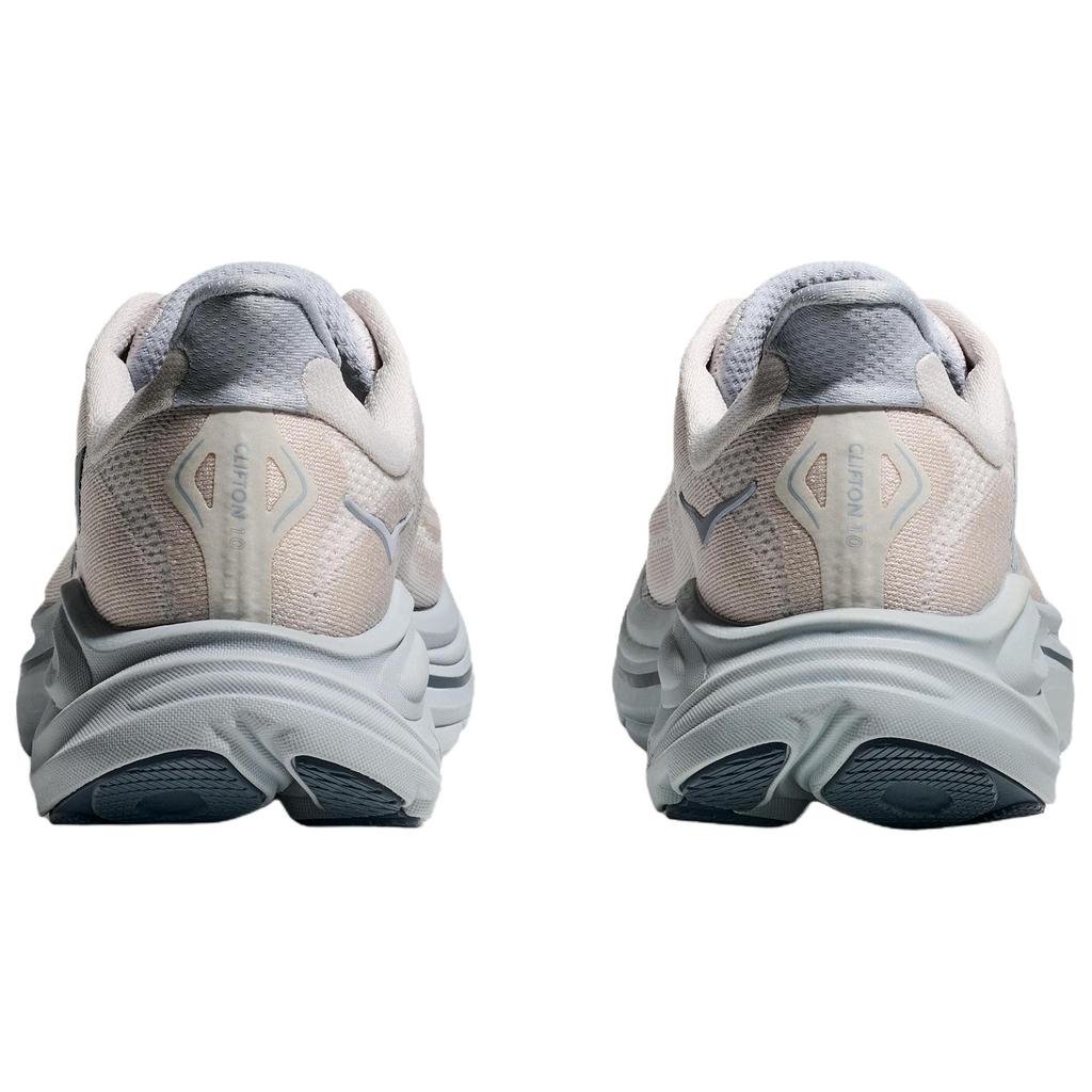 HOKA ONE ONE CLIFTON 10 Breathable Running Shoes Women's Beige Blue 1162031-GRTM