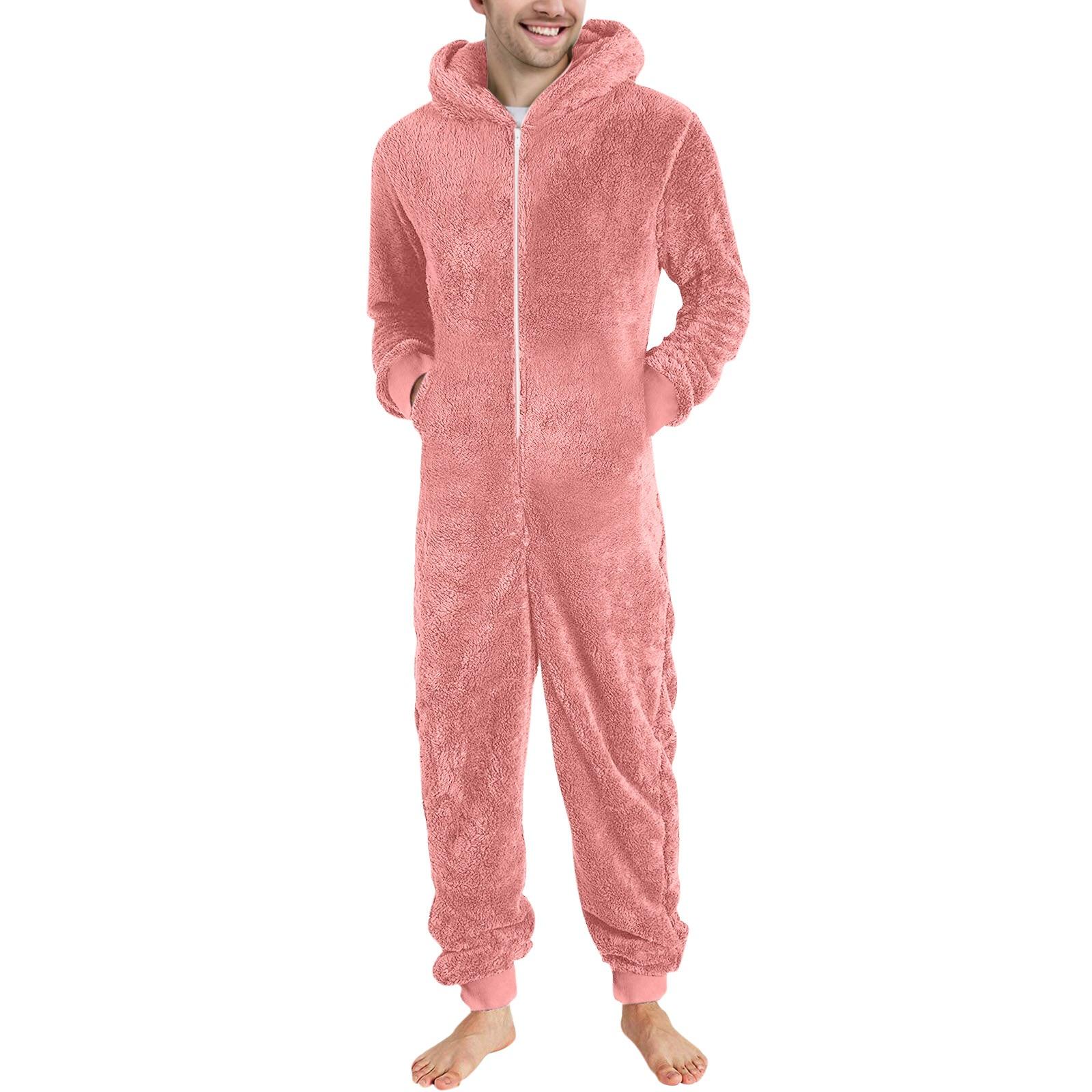 Мужской сплошной цвет с длинным рукавом с капюшоном и карманом на молнии — фото 7