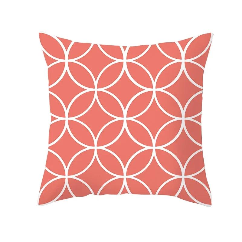Coral Pillow Case Spring Home Decor Decorative Live Coral Tropical Style Pillow Cushion Cover for Sofa ize Funda Cojin
