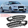 2Pcs Front Bumper Lower Fog Light Lamp Grilles Replacement Fit for A5 08‑11
