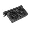 Fish Tank Cooling Fan 2 Speeds Adjustable Angle 2 Heads Aquarium Cooler Fans for Freshwater