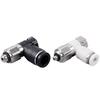 SMC AS1201F Pneumatic Speed Control Valve - Adjustable Throttle Push-Lock Fitting for Cylinder Control