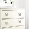 Easy Install Drawer Knobs Zinc Alloy Butterfly Knobs Vintage Cabinet Pull Handles  Wardrobe