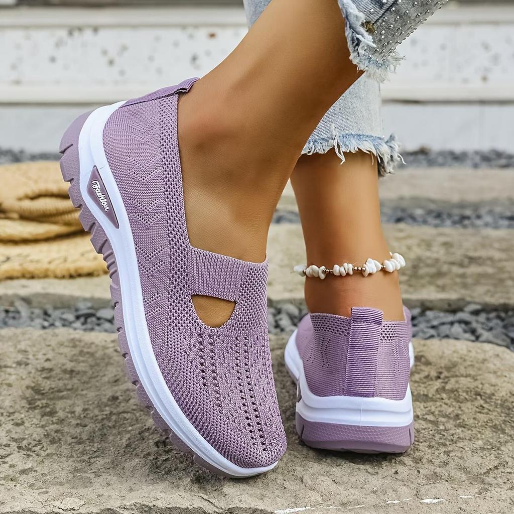 Chaussures Décontractées en Mesh Léger et Respirant, Faciles à Enfiler, Parfaites pour le Printemps et l'Été, Polyvalentes et Confortables, Comme des Baskets Blanches., Chaussures pour Femmes