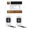 2025+ 4 Channel Wireless Relay Remote Control Switch 433.92 MHz AC90-250V 10A Relay Receiver with 2 Remote Control