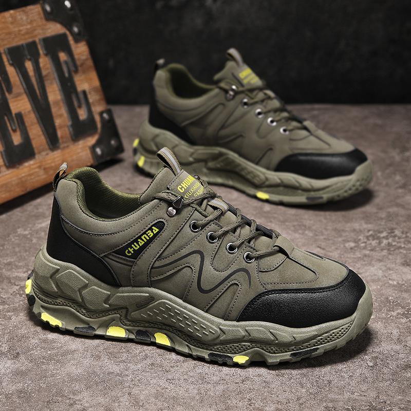 

2025 autumn and winter hiking shoes men s shoes outdoor sports camping hiking shoes retro labor insurance casual shoes 44