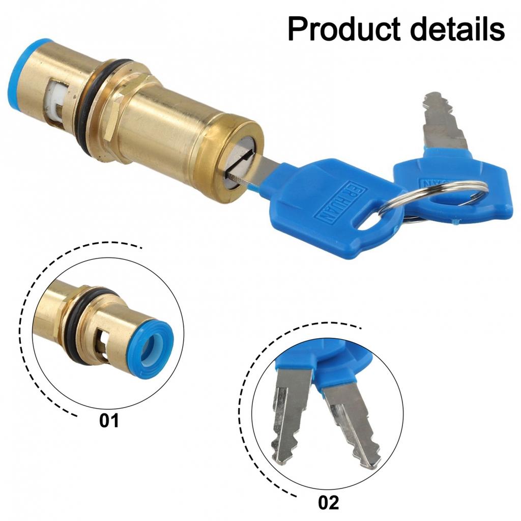 Konstrukcja odporna na erozję Zawór mosiężny kranu antykradzieżowego Zamek kranu do użytku zewnętrznego