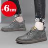 Genuine leather height-enhancing men's shoes 6/8cm elevator shoes Breathable men's sports shoes High-quality designer