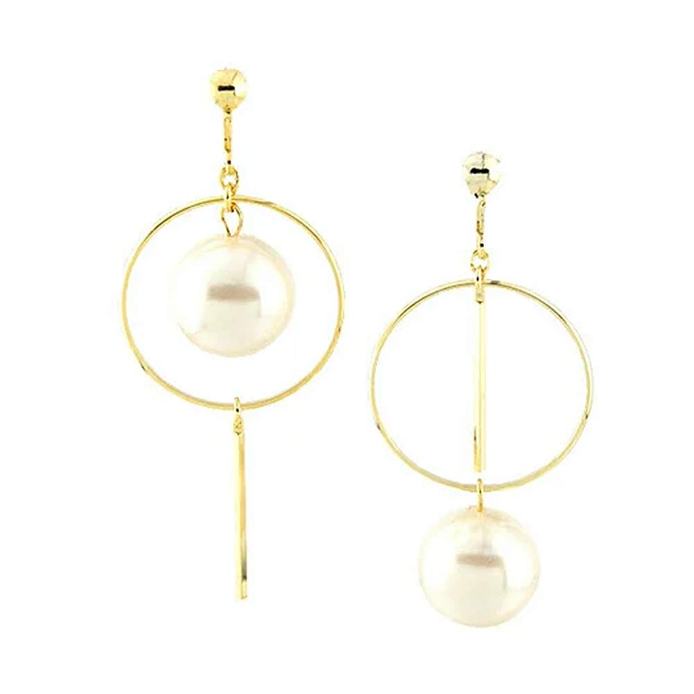 

Shop Asymmetrical Circle Stick Bar Pearl Soft Clip Nickel Free e2891 Earrings Soft Clip Gold [Jewelry M]