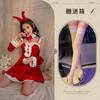 Love Adult Christmas Dress Female Cute Velvet Bunny Stage Performance Dress Up Holiday Party Dress Up Suit