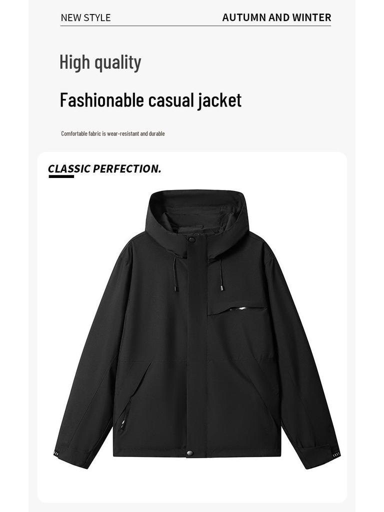 Stylish Outdoor Windproof Waterproof Soft Shell Jacket for Youth