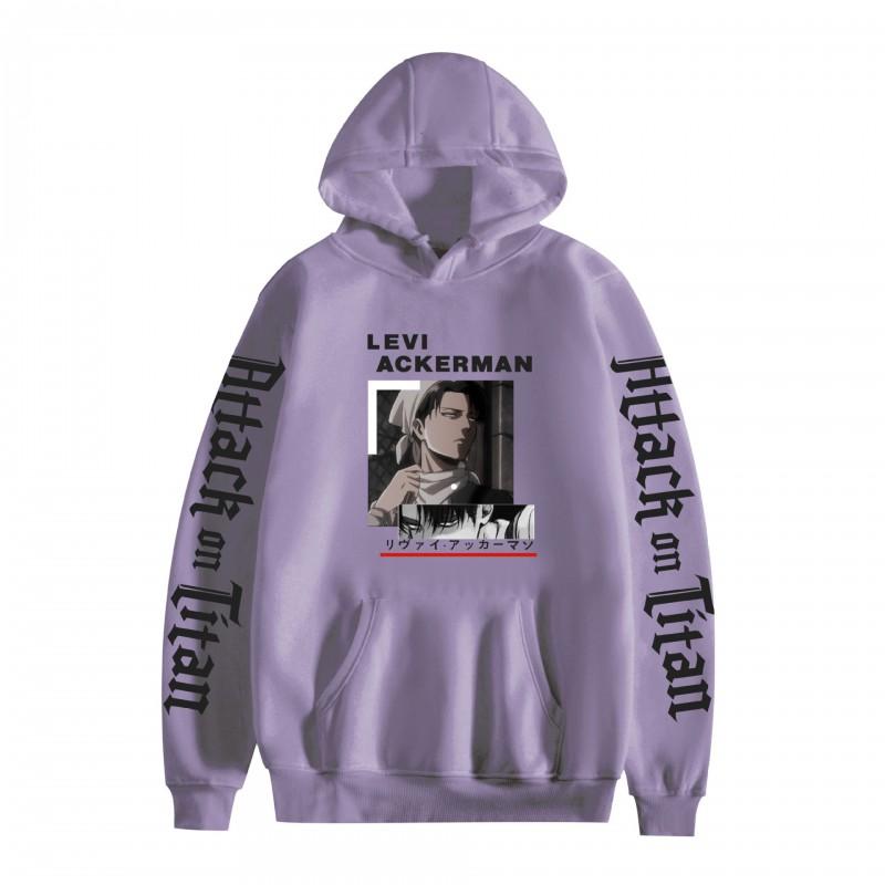 Attack On Titan Anime Hoodie Loose Fit Pullover Sweatshirt Teens