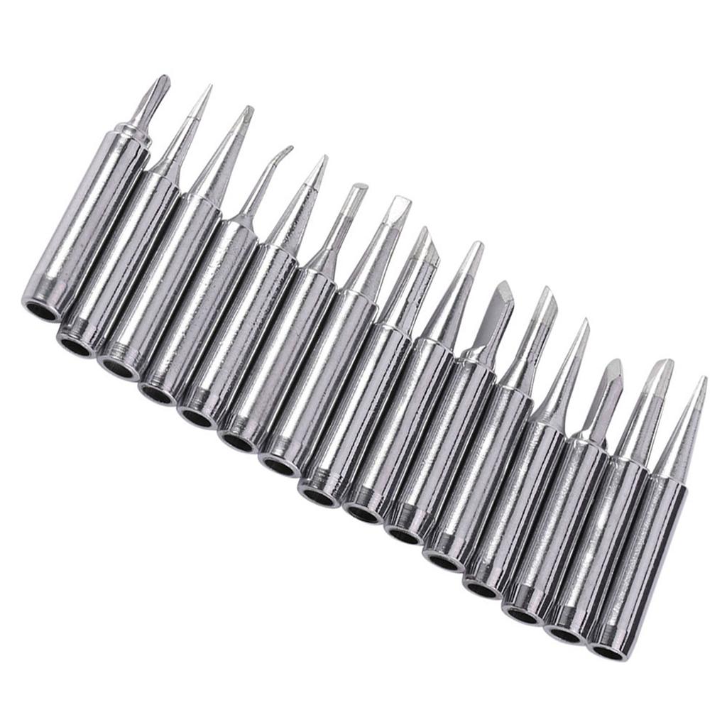 15 Pcs   Free Solder Tip Set Iron Tips 900M T for 936, 937, 938, 969 Soldering Station