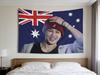 1 szt. Bang Chan Uroczy Baner z Flagą Dla Fanów Bang Chana Flaga Australii Gobelin Idol K-pop Dekoracja Ścienna Pomysły na Prezenty