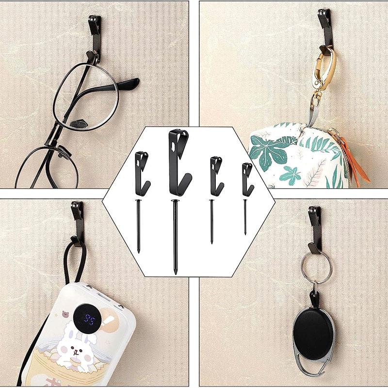 Picture Hangers 100PC Picture Hanging Kits Including 30lb/50lb Picture Hanging Hooks 2 Sizes Picture Hooks with Nails for Drywall Wooden Wall