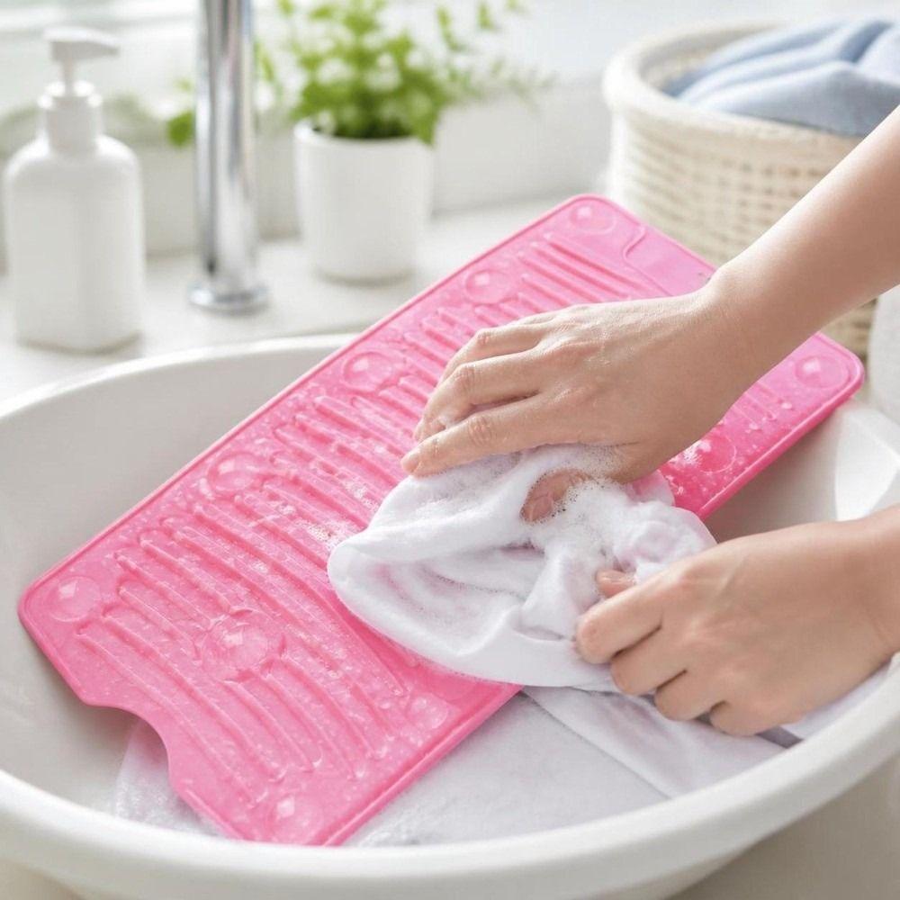 Foldable Design Hand Washing Board Non-Slip Scrubbing Board Laundry Washboard Bathroom Sink