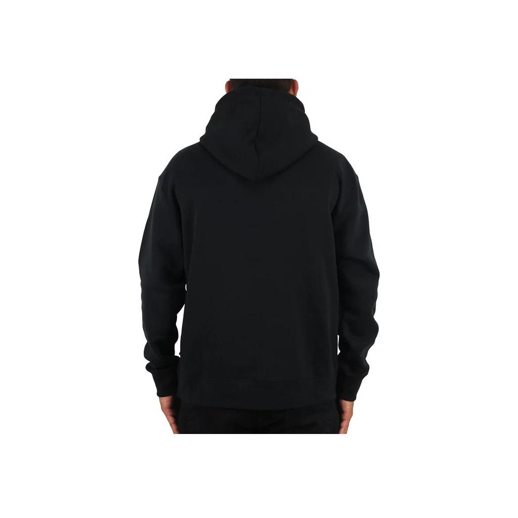 Nike Mikina s kapucí s dlouhým rukávem s potiskem loga abecedy Pánské topy Černá CW4383-010