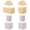 Certan Play Cushion Mini 8-Piece Set, YellowGray, 8-Piece Set, Building Block Cushions, Nordic Style, Kids' Play Area, Made In Japan,