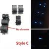 LHD LED Ice Blue Backlight Power Window Lifter Control Button Switch For Toyota RAV4 Corolla C-HR Yaris Karis Cross Levin Avalon