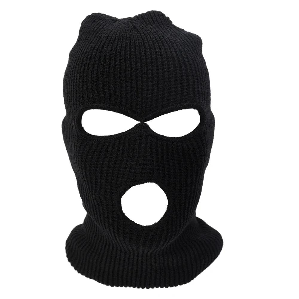 Balaclava Three Hole Headrest Cover Universal Car Seat Decoration Hat Halloween Christmas Funny Car Pranks Gifts Windproof Hood