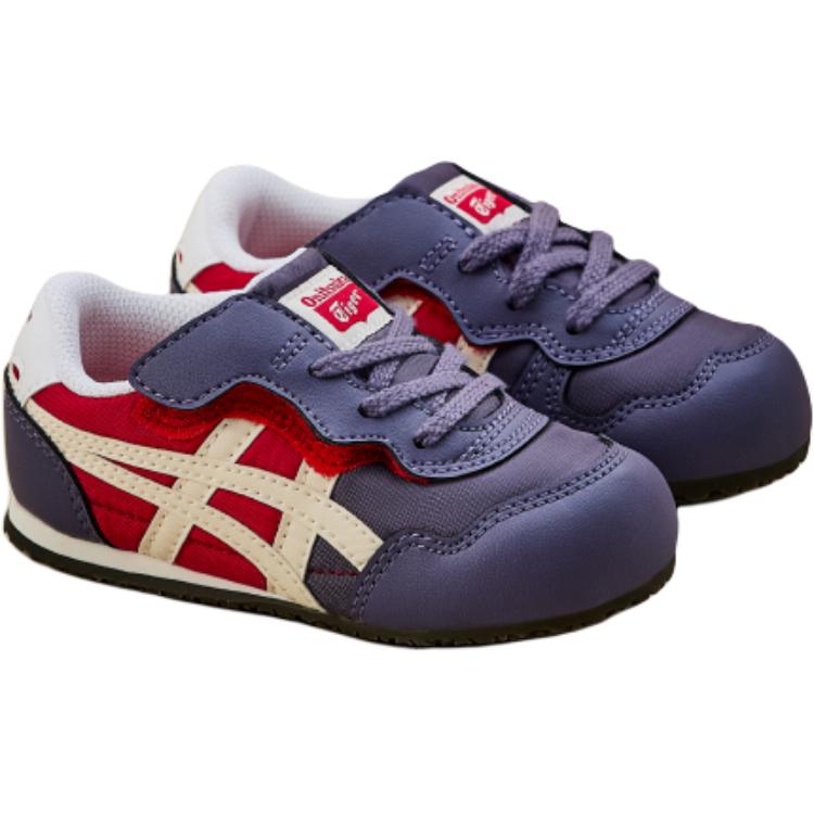 ONITSUKA TIGER Serrano Comfortable Versatile Low-Top Walking Shoes Baby Sneaker Purple 1184A083-500