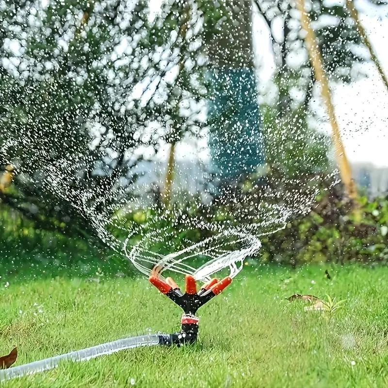 Sprinkler Nozzle 360 Degree Automatic Rotating Water Spray Garden Lawn Automatic Sprinkler Garden Watering Irrigation Supplies