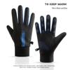 Men’s Winter Warm Touchscreen Riding Gloves - Windproof Cycling, Motorcycle, Ski & Delivery