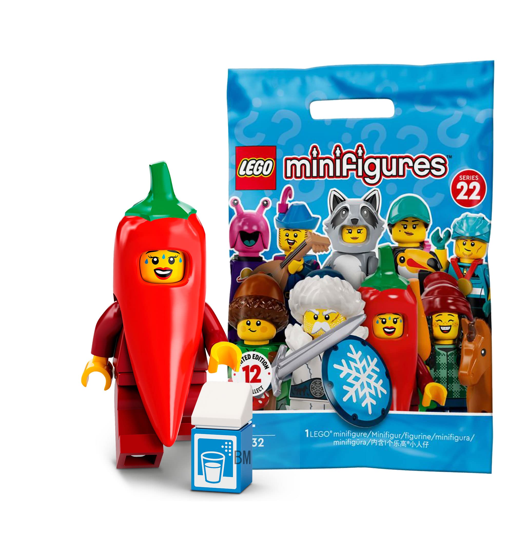 

Коллекционные минифигурки LEGO Серия 22: Девушка-чили (Костюм перца чили) [71032-2]