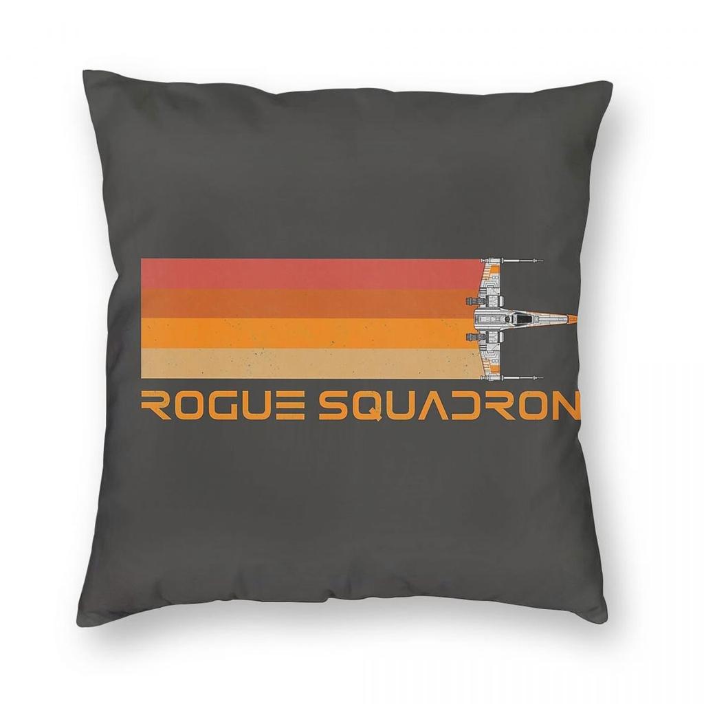 Rogue Squadron Flight Saber Square Pillowcase Polyester Linen Velvet Printed Zip Decorative Throw Pillow Case Home Cushion Cover