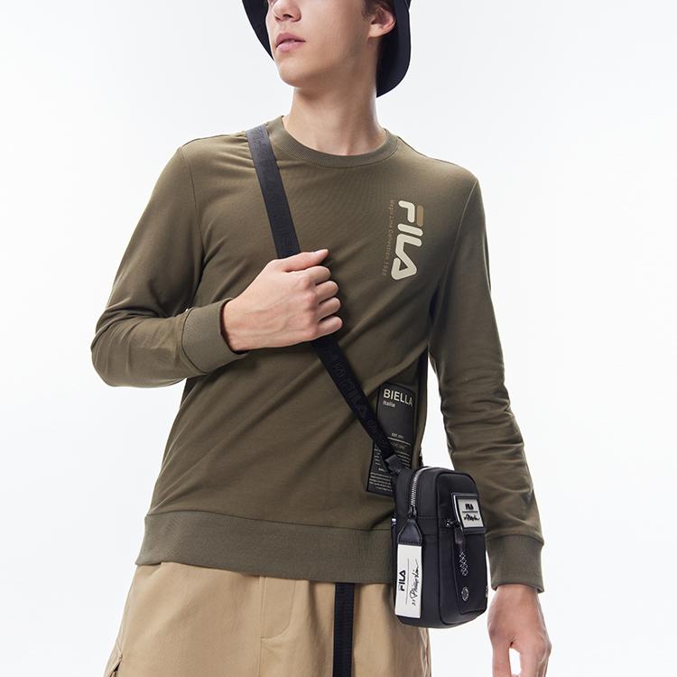 New FILA Sweatshirt Men's Withered Moss Green F11M138206F-KK