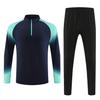 Unisex Autumn-Winter Football Training Half-Zip Jacket & Jersey Set