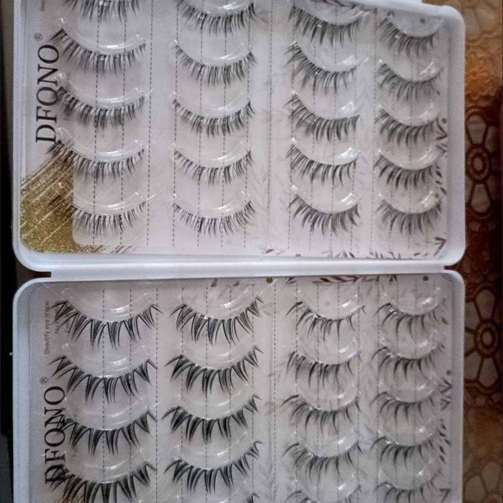 Lashes Extension Fluffy False Eyelashes DIY Thick Curled Up Eyelashes  Women/Girls