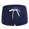 Men's Low-Waist Waterproof Swim Trunks - Drawstring Nylon Square Leg Design for European and American Markets