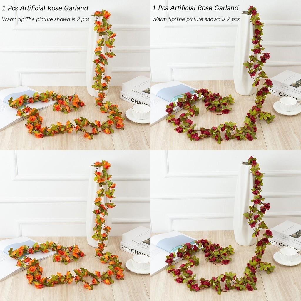 Hochrealistischer künstlicher Pfingstrosen-Blumengirlande mit 45 Köpfen für Hochzeiten und Partys