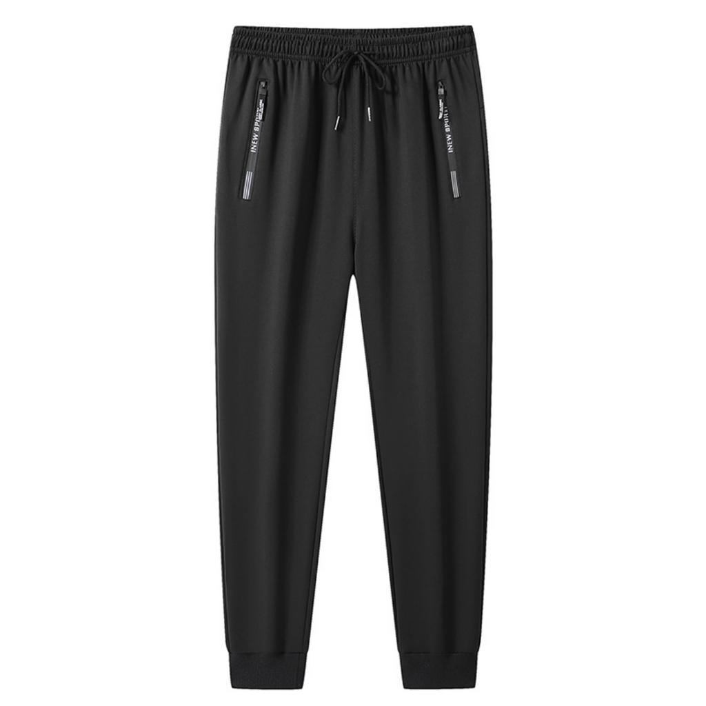 Men's Spring and Autumn Winter New Long Pants, Straight Loose Sports Bathroom Pants, Simple and Versatile Casual Pants for Men