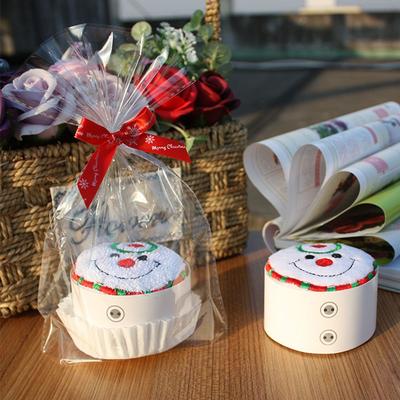 Gift Souvenir Merry Christmas Gift Christmas Towel Cupcake Cotton Towel Christmas Decorations